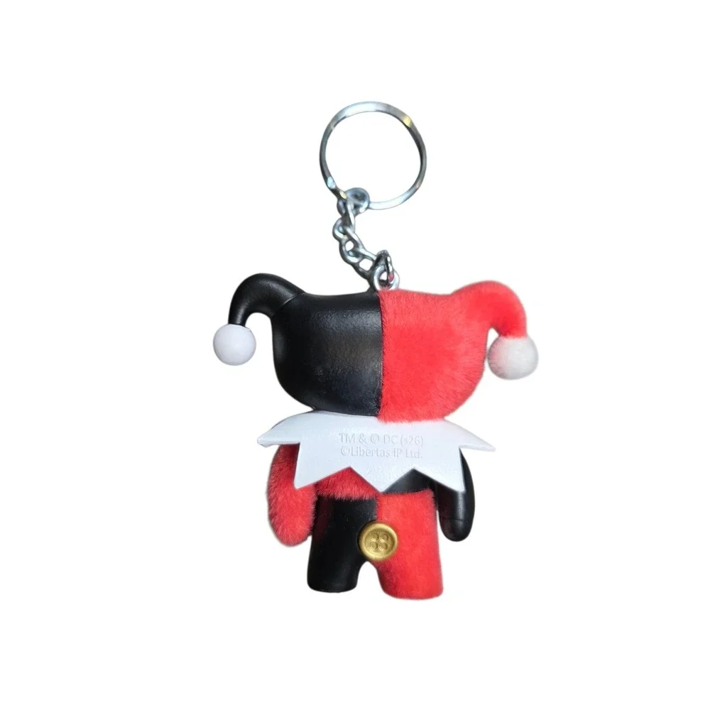 Fuggler Harley Quinn Flocked Vinyl Keychain Figure Rare Collectable DC